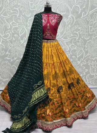 Epitome Mustard Lehenga Choli