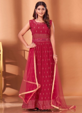 Ethnic Rani Readymade Gown