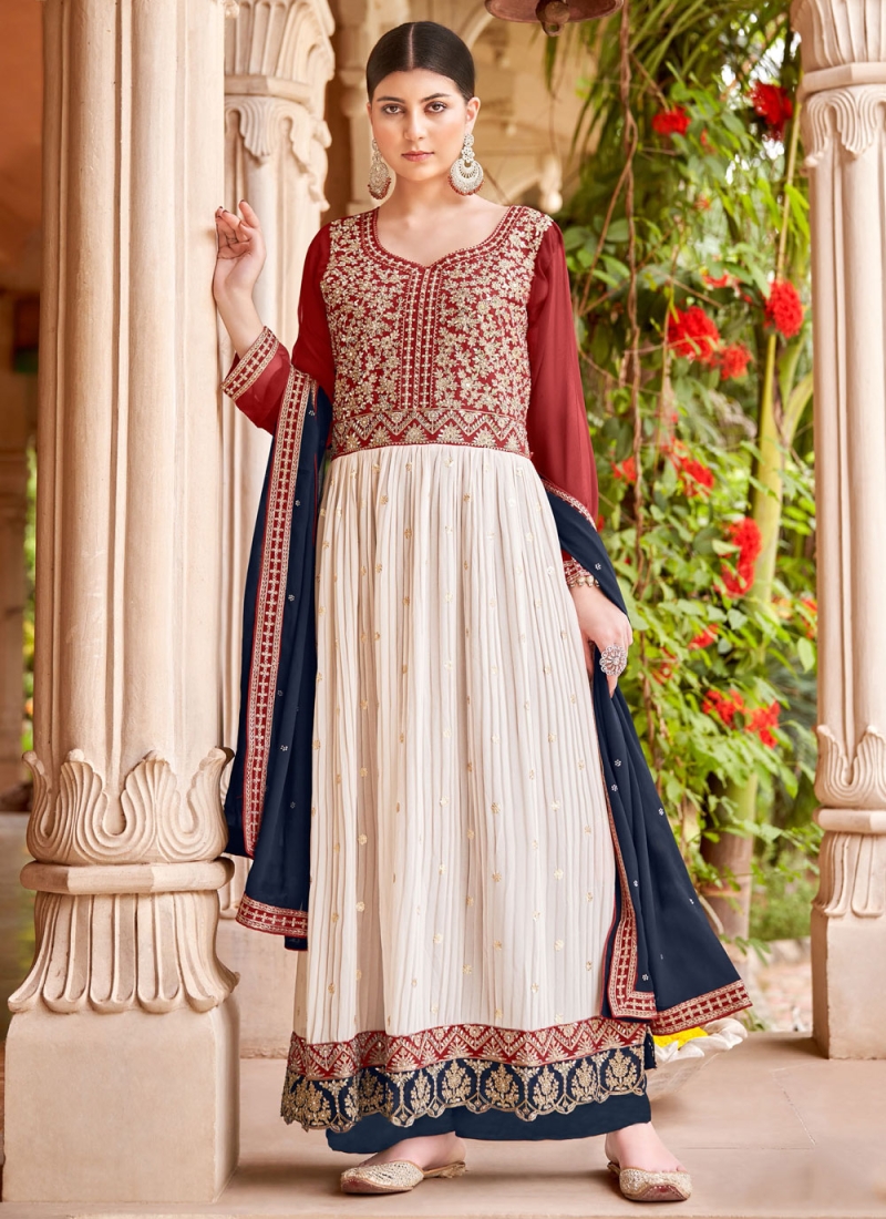 $52 - $64 - Multi Colour Punjabi Sequins Salwar Kameez and Multi Colour  Punjabi Sequins Salwar Suit Online Shopping