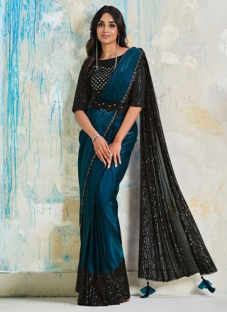 Exceptional Sequins Designer Saree