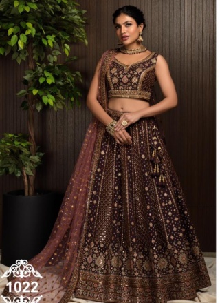 Fabulous Black Wedding Trendy Lehenga Choli