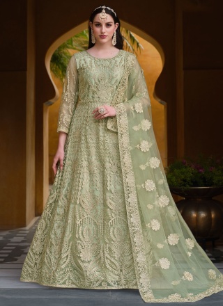 Fascinating Green Salwar Suit