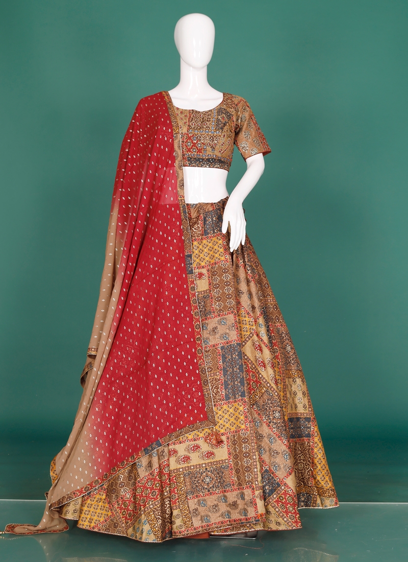 Faux Georgette Designer Lehenga Choli