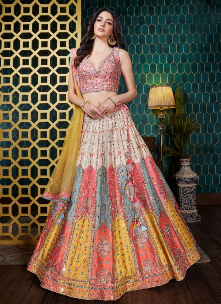 Faux Georgette Designer Lehenga Choli