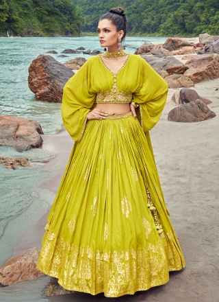 Faux Georgette Designer Lehenga Choli