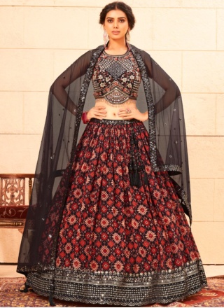 Faux Georgette Designer Lehenga Choli