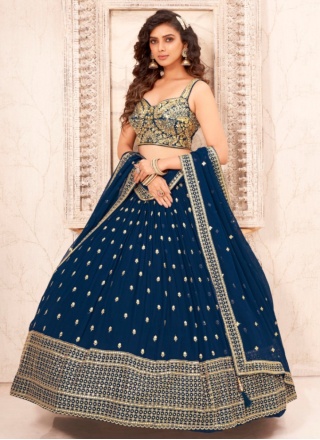 Faux Georgette Designer Lehenga Choli