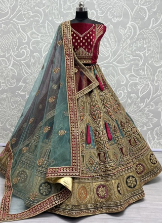 Fine Net Lehenga Choli