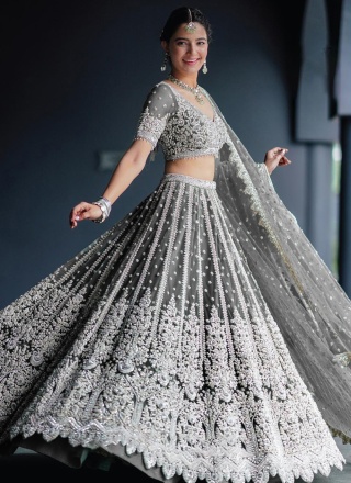 Flamboyant Sequins Party Lehenga Choli