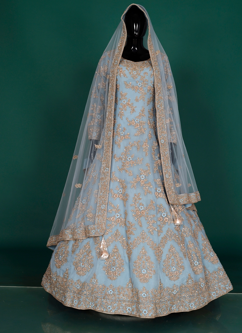 Georgette Bridal Designer Gown