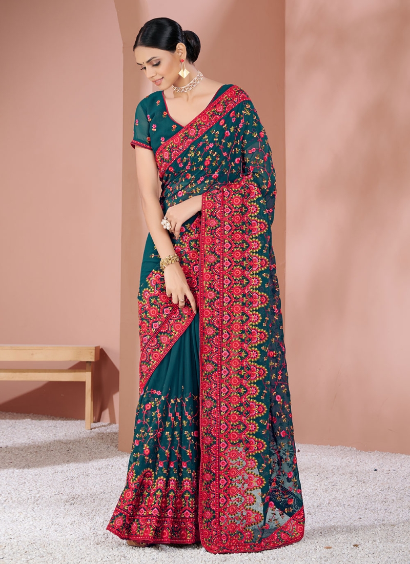 Georgette Morpeach  Traditional Saree