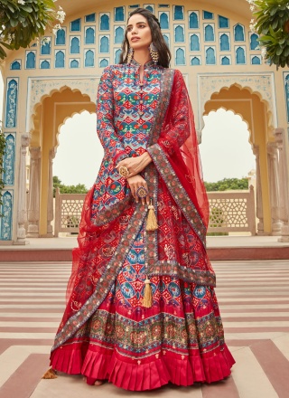 Girlish Multi Colour Readymade Gown