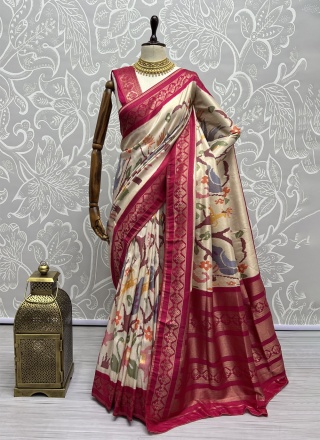 Gleaming Weaving Classic Saree