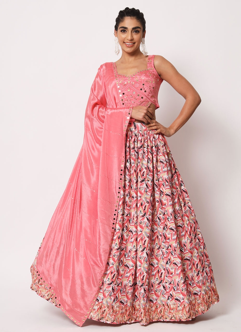 Glowing Pink Lehenga Choli