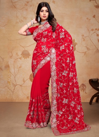 Graceful Embroidered Classic Saree
