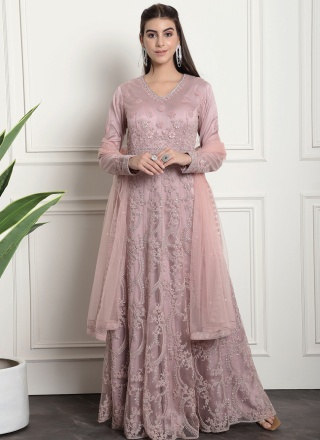 Grandiose Embroidered Anarkali Salwar Suit