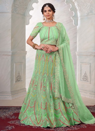 Green Color Lehenga Choli