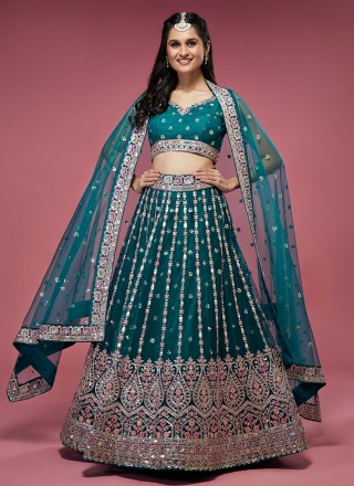 Green Designer Designer Lehenga Choli