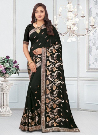 Green Zari Wedding Contemporary Saree