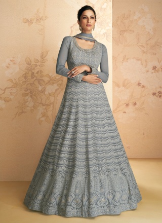 Grey Georgette Sangeet Readyma