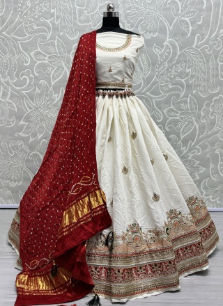 Ideal White Sangeet Trendy Leh