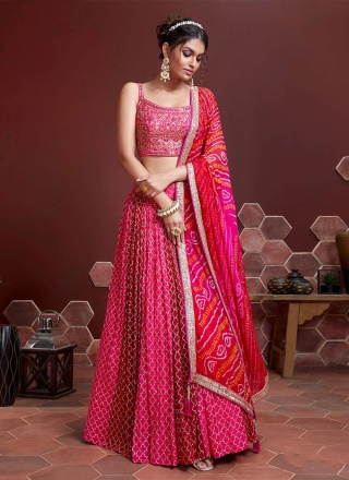 Immaculate Embroidered Silk Designer Lehenga Choli