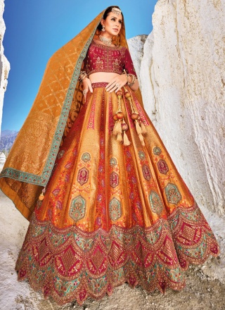 Impeccable Banarasi Silk Lehenga Choli