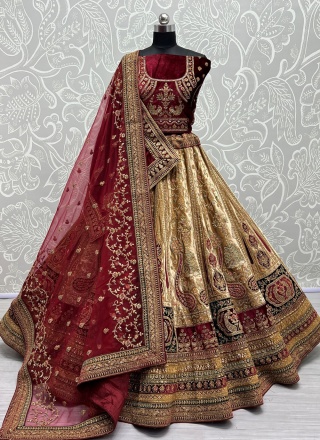 Incredible Velvet Designer Lehenga Choli