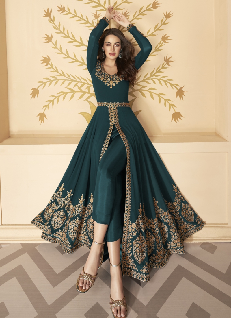 Innovative Embroidered Festival Anarkali Salwar Kameez