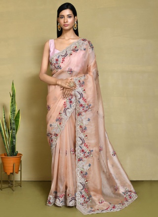 Innovative Silk Ceremonial Contemporary Saree