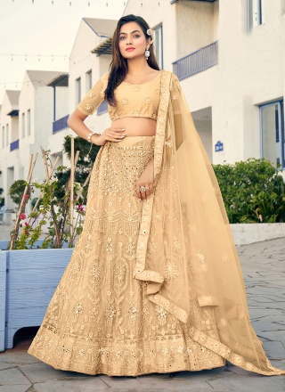 Intricate Net Embroidered Designer Lehenga Choli