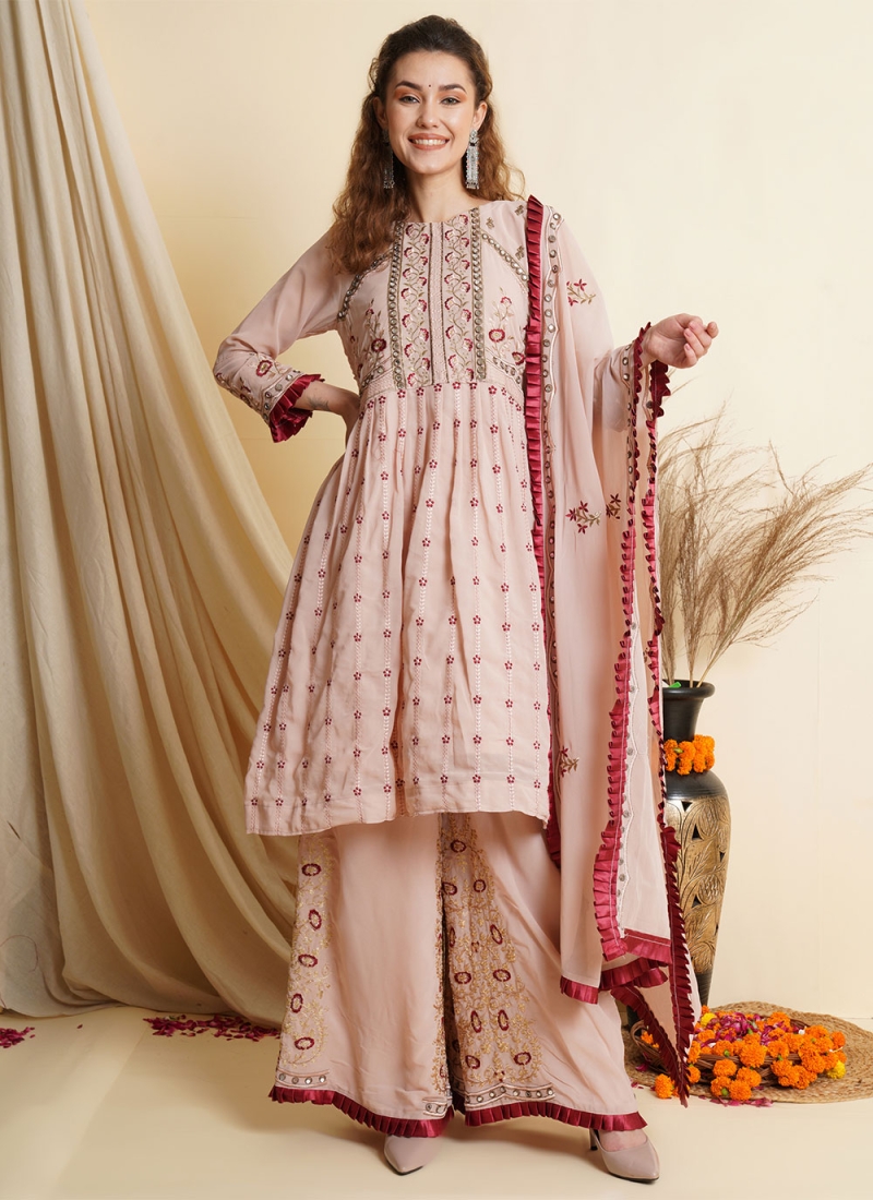 Invigorating Resham Festival Trendy Salwar Kameez