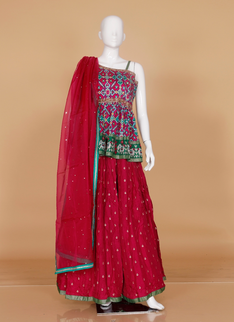 Lavish Faux Georgette Ceremonial Indo Western