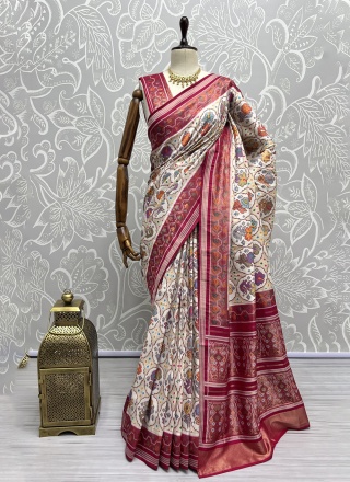 Lavish Silk Weaving Multi Colour Classic Saree