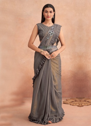 Magnetic Georgette Lehenga Saree