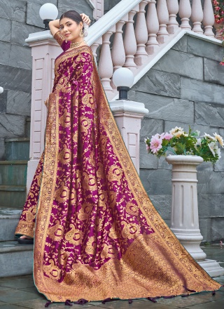 Majesty Weaving Wedding Contemporary Saree