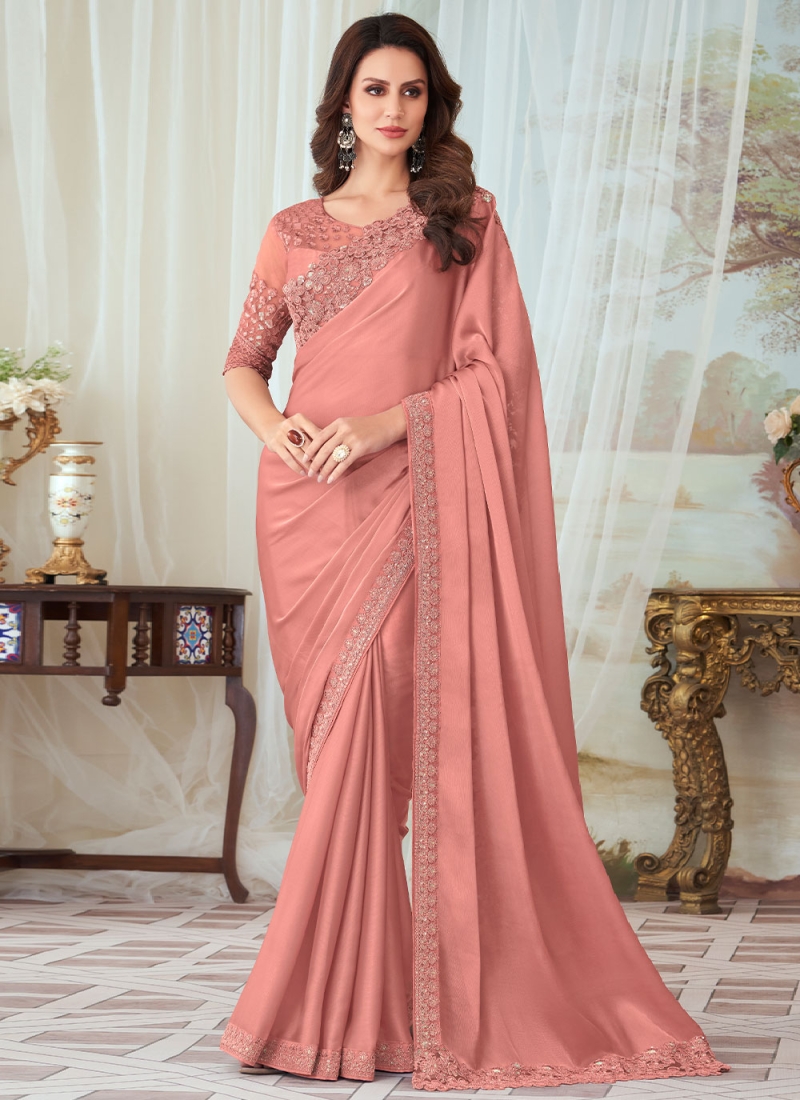 Mesmeric Embroidered Party Contemporary Saree