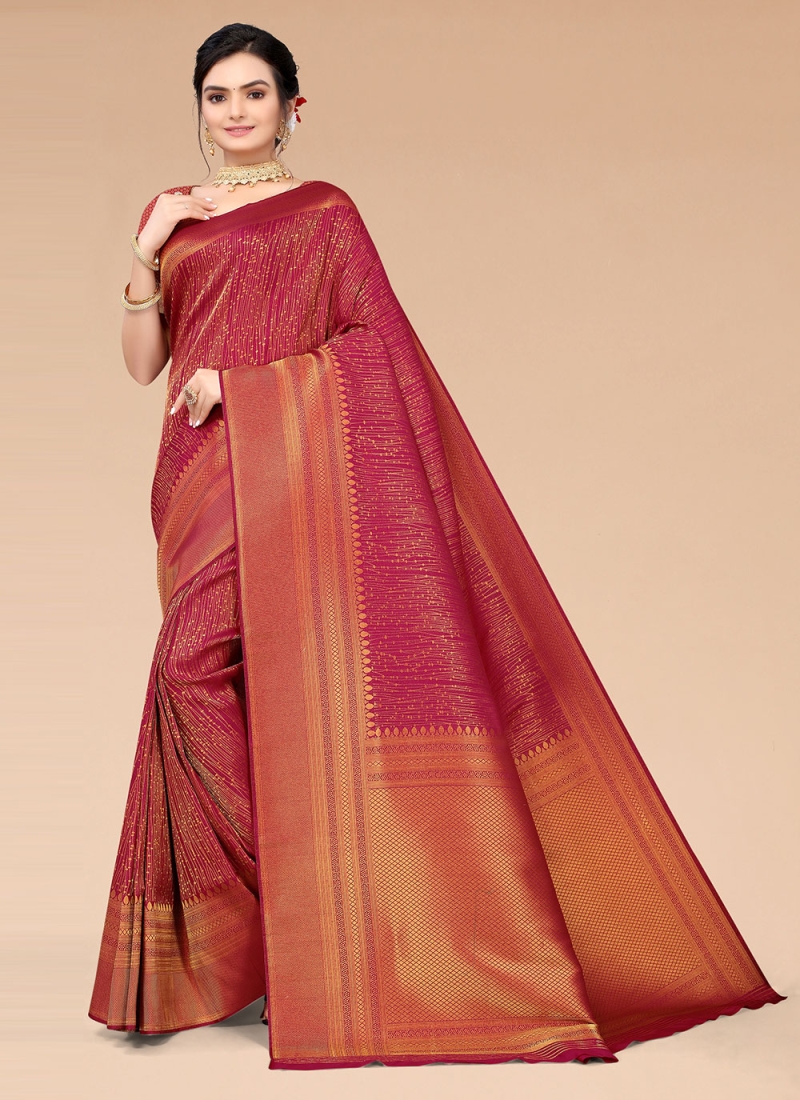 Modernistic Woven Silk Blend Saree