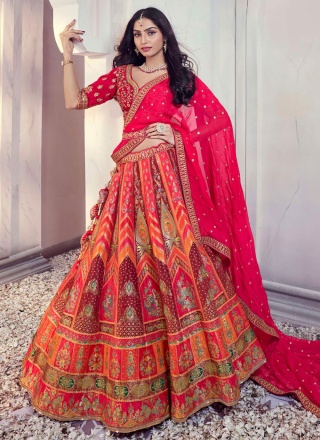 Monumental Multi Colour Designer Lehenga Choli