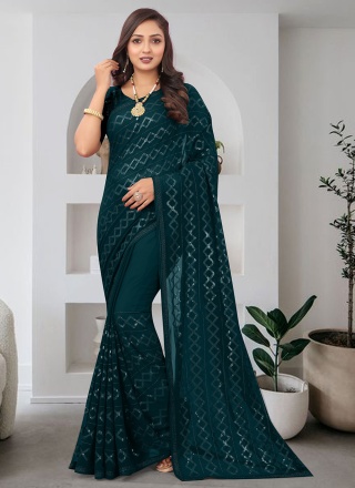 Morpeach  Color Contemporary Saree