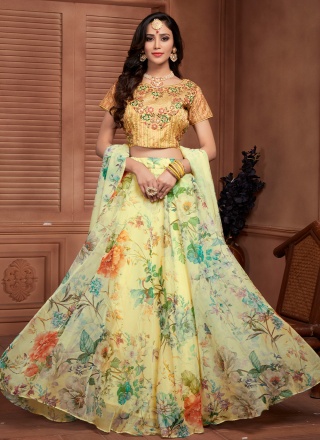 Multi Colour Sangeet Readymade Lehenga Choli