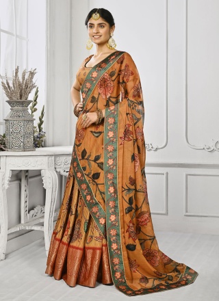 Multi Colour Sangeet Silk Lehenga Choli