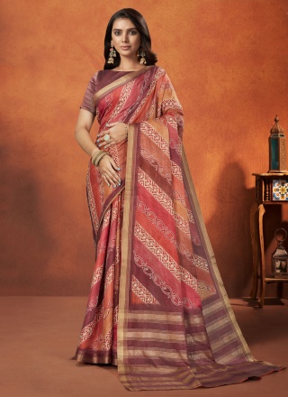 Multi Colour Wedding Classic Saree