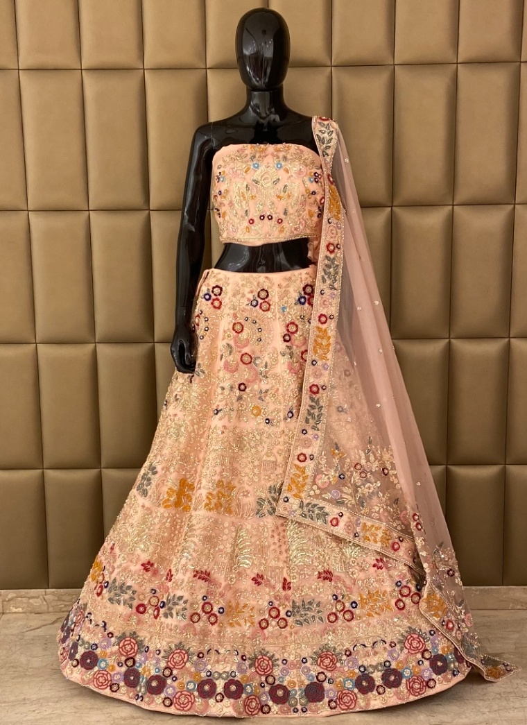 Organza Designer Lehenga Choli