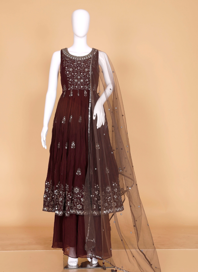 Organza Designer Palazzo Salwar Kameez