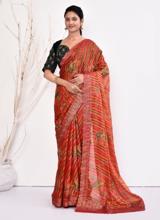 Outstanding Designer Saree For Festival