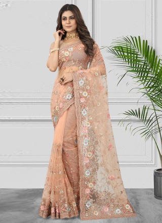 Peach Party Classic Saree