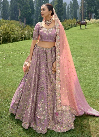 Perfervid Gota Work Silk Trendy Lehenga Choli