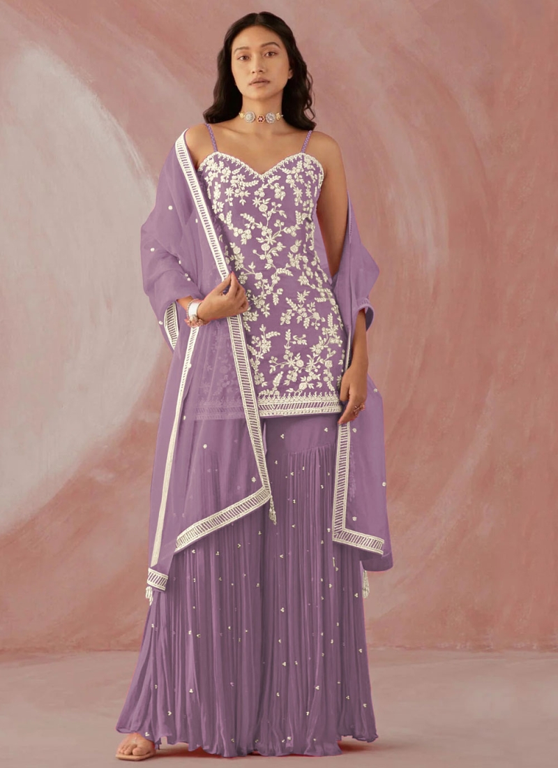 Picturesque Embroidered Salwar Kameez