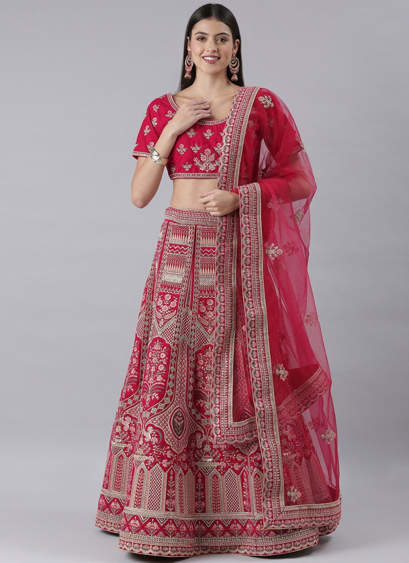 Pink Bridal Lehenga Choli